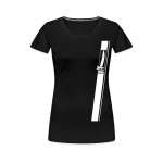 Frauen T-Shirt Frontprint weiß