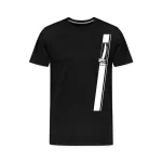 Männer T-Shirt Frontprint weiß