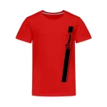 Teenager T-Shirt Frontprint schwarz